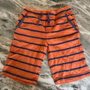 Striped Orange and Blue Kids Shorts